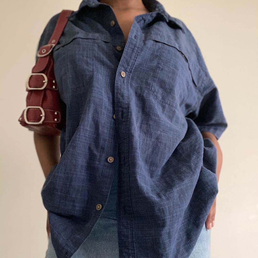 Textured/Patterned Button Up Shirt - Picture 2 of 3